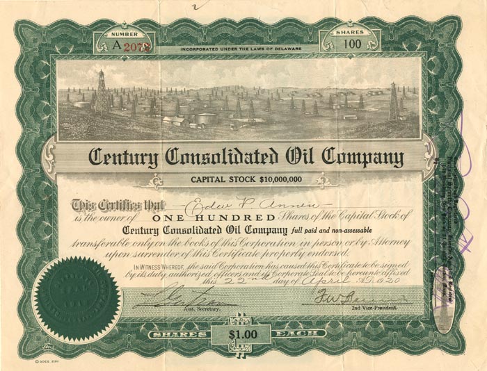 Century Consolidated Oil Co.